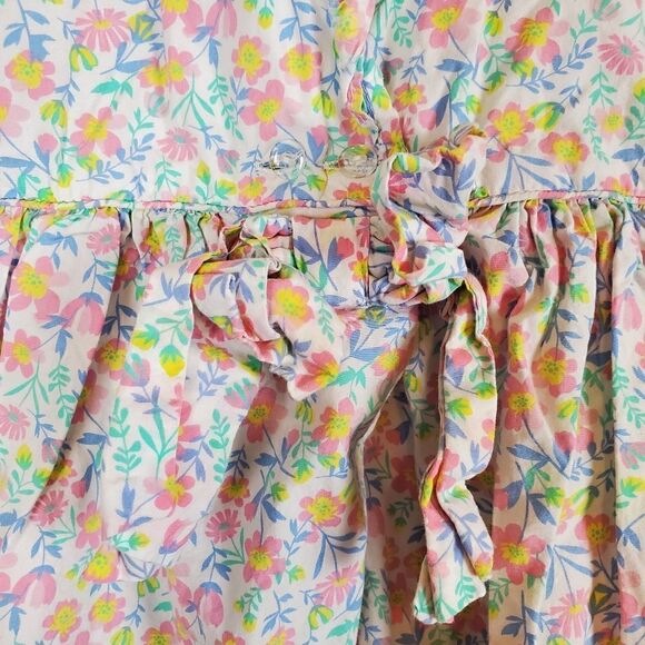 Tommy Bahama Floral Petticoat Bow In Back Dress Size 8 - Picture 7 of 9